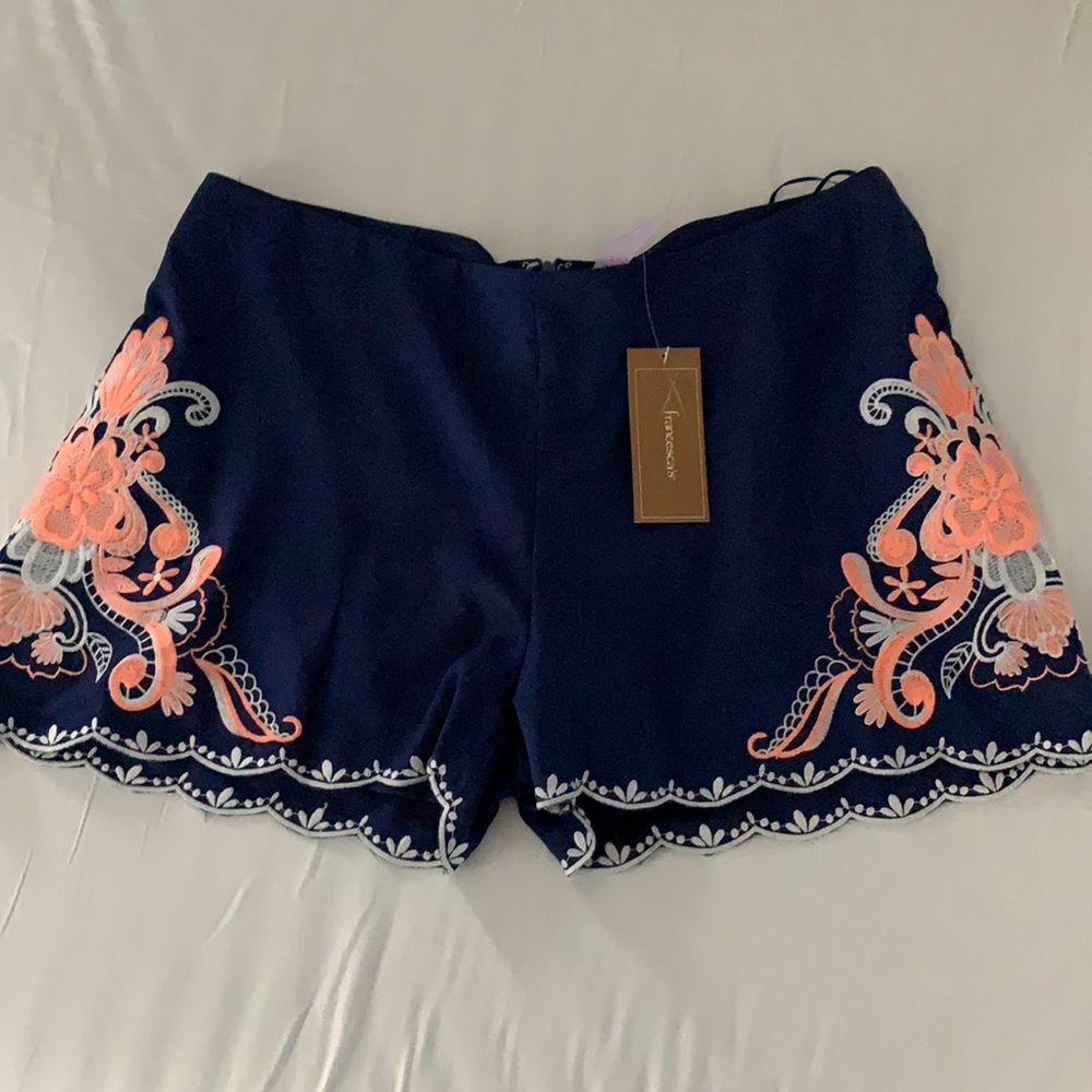 Francesca’s Embroidered shorts!
